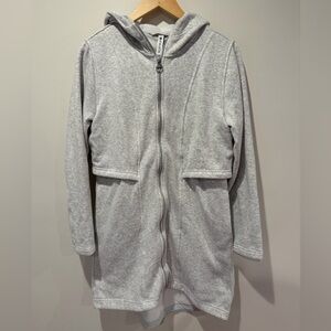 Athleta Coaster Luxe Parka - Light Grey Heather - Small